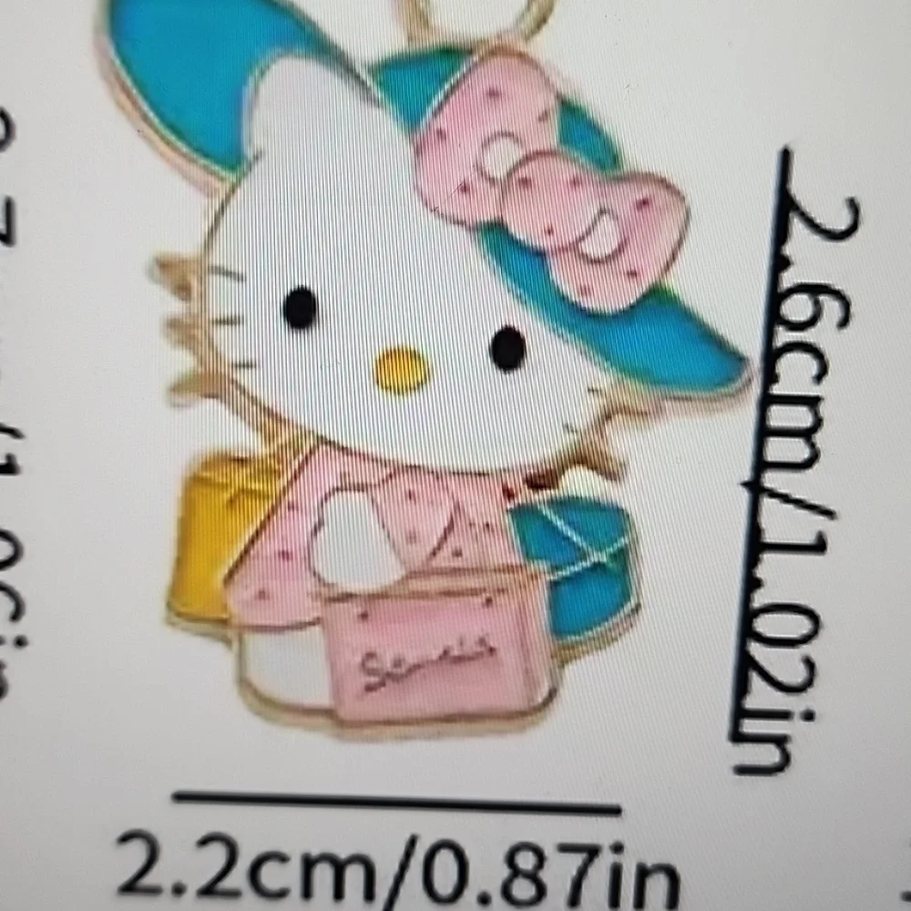 😻 Hello Kitty 😺 Blue hat necklace